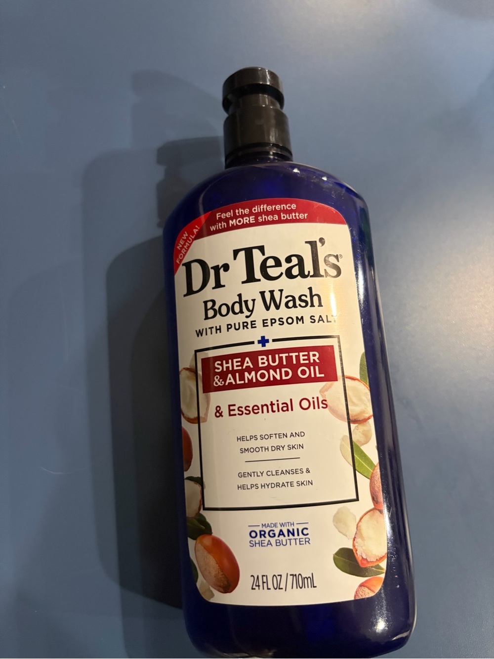 Dr. Teals Shea Butter & Almond Oil Body Wash - Blue